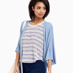 Velvet by Graham & Spencer Morisette Tee Striped Tank Top Womens Sz M